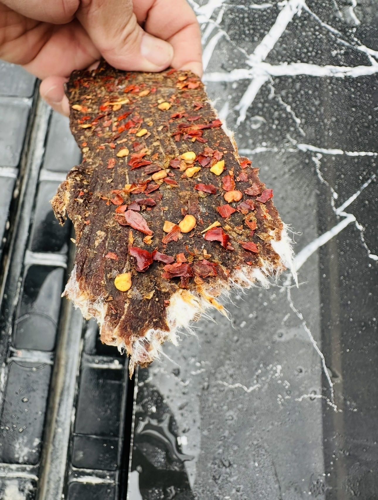 Jerky tear texture